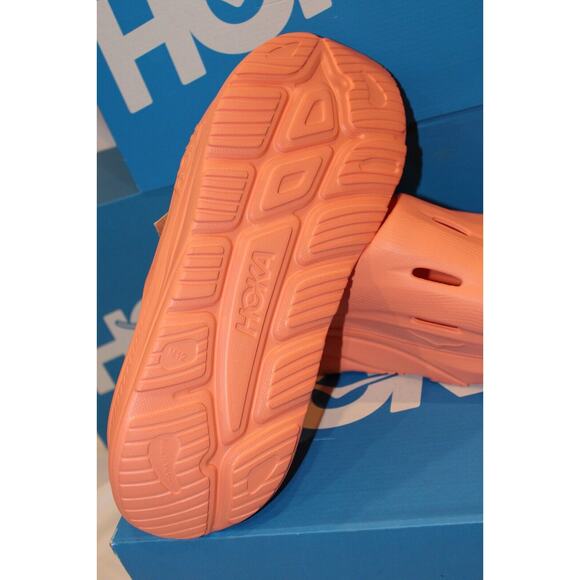 HOKA Men\'s U Ora Recovery Slide 3 Sandal Papaya NWOB SZ‎ 12 main image 4